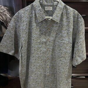 Vintage Denim Ridge Originals Floral Print Button-Up Shirt XXL Casual Hawaiian
